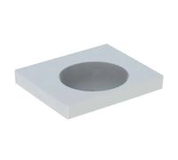 Geberit Preciosa II lavabo 123261000 60 x 50 cm, blanc, sans trou pour robinetterie ni trop-plein