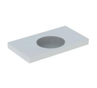 Geberit Preciosa II lavabo 123291000 90 x 50 cm, blanc, sans trou pour robinetterie ni trop-plein