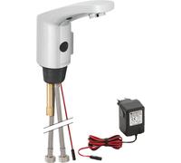 Geberit Public - Robinet de lavabo électronique, avec mitigeur et inverseur, alimentation réseau, chrome brillant 116.155.21.1