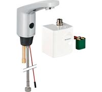 Geberit Public - Robinet de lavabo type 185, sans contact, avec générateur, sans mélangeur, chrome 116.335.21.1