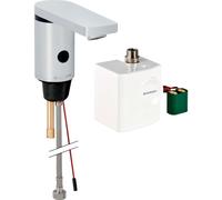 Geberit Public - Robinet de lavabo type 185, sans contact, avec générateur, sans mélangeur, chrome 116.336.21.1
