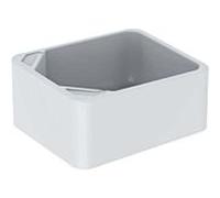 Geberit Publica lavabo 108000600 39 x 48 cm, sans trop-plein, blanc KeraTect