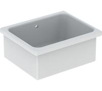 Geberit Publica lavabo 60x45 cm rectangulaire à poser blanc brillant 500.885.00.1