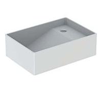 Geberit Publica vasque à plâtre 362511000 78 x 51,5 cm, partie supérieure, blanc