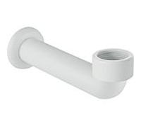 Geberit raccordement match0 152665111 Ø 50 mm, 90 degrés, avec rosace murale, plastique, blanc