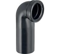 Geberit raccordement Pe 366925161 DN 90/90, 90Grad, PE-HD, pour mur WC