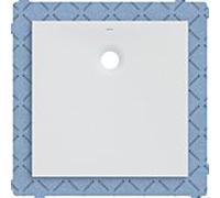 Receveur carré Geberit Olona av natte d'étanchéité Blanc 80x80cm - GEBERIT 550.900.00.1
