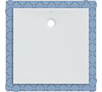 Geberit Receveur de douche Olona 550902001 blanc / mat, carré, 100 x 100 x 4 cm