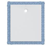 Geberit receveur de douche rectangulaire Olona 100x120 cm, hauteur 4 cm, écoulement derrière au centre, blanc/ mat, 550.915.00.1