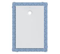 Geberit receveur de douche rectangulaire Olona 80x120 cm, hauteur 4 cm, écoulement derrière au centre, blanc/ mat, 550913001 - CM