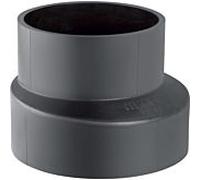 Geberit Réduction Pe 368586161 DN 125/100, excentrique, courte, PE-HD