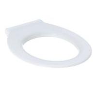 Geberit Renova Comfort WC anneau de siège 572860000 blanc , sans obstacle, antibactérien, fixation par le bas