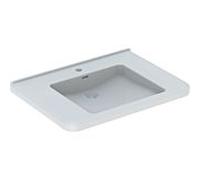 Geberit Renova Comfort lavabo 128575000 75 x 55 cm, blanc, accessible en fauteuil roulant
