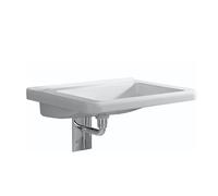 Geberit Renova Comfort lavabo 128661600 60 x 55cm, blanc, KeraTect, sans trou pour robinetterie/trop-plein