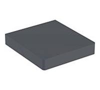 Geberit Renova Nr. 1 Comfort Plaque de recouvrement 270x50x300 mm, graphite mat, 808627, 808627000