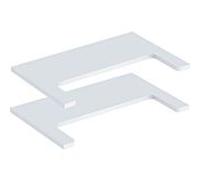 Geberit Renova Comfort match0 808620000 blanc, jeu de sol intermédiaire, 2 pièces