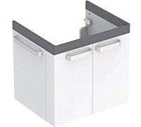Geberit Renova Comfort meuble bas 808565000 65x62x52,5cm, meuble sous-vasque, blanc / graphite