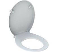 Geberit Renova Comfort WC siège 500679011 blanc , sans obstacle, antibactérien, fixation par le haut