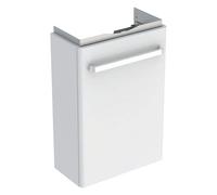 Geberit Renova Compact, élément bas pour lave-mains, avec une porte, portée réduite, 40,8x60,5x23,1cm, blanc, 501.924.01.1