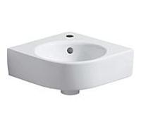 Geberit Lavabo d'angle Renova Compact 276132000 longueur de pied 32 cm blanc