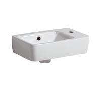 Geberit lavabo Renova Compact 276140000 blanc, 40 x 25 cm, avec trou à droite