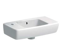 Geberit Renova Compact Lave-mains saillie raccourcie, 450x250mm, avec tablette à droite, 501731018, Couleur: Blanc, avec KeraTect - CM