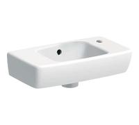 Geberit Lave-mains Renova Compact 45 cm - avec trop-plein, trou de robinetterie à droite - blanc