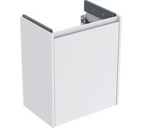 Geberit Renova Compact meuble sous lavabo, avec une porte, 50x60,5x33,7cm, 504.083.00.1, Couleur: blanc / laqué satiné