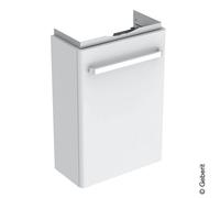 Meuble sous lave-mains 45 cm Geberit Renova Compact 1 porte Blanc brillant - GEBERIT 501.924.01.1