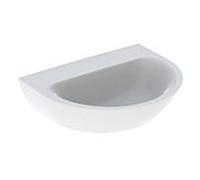Geberit Lavabo Renova 60 cm sans trou pour robinet, sans trop-plein Blanc 500661011