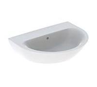Geberit Renova lavabo 500663011 65 x 50 cm, blanc , sans trou pour robinetterie, avec trop-plein