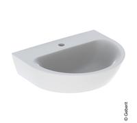 Geberit Renova lavabo 500578018 55 x 45 cm, blanc /KeraTect, avec trou pour robinetterie, sans trop-plein
