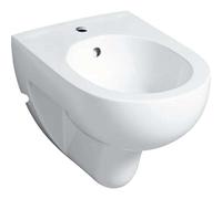 Geberit Renova mural Bidet 233040600 blanc avec KeraTect, avec trou pour robinet et trop-plein