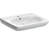 Geberit Renova Nr. 1 Comfort, lavabo avec encastrement, 650x550mm, avec percement pour robinetterie, avec trop-plein, blanc, 258565000