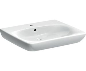 Geberit Renova Nr. 1 Comfort, lavabo avec encastrement, 650x550mm, avec percement pour robinetterie, avec trop-plein, blanc, 258565000