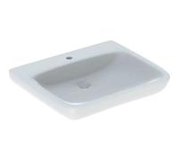 Geberit Renova Nr. 1 Comfort, lavabo avec encastrement, 650x550mm, avec trou pour robinetterie, sans trop-plein, blanc, 258567000, Couleur: Blanc