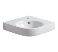 Geberit Renova Nr.1 Comprimo Nouveau lavabo d'angle, 50cm, 226150000, Couleur: Blanc