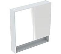 Geberit Renova Plan armoire à glace 502365011 58,8 cm, blanc , laqué brillant, avec 2 portes