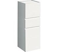 Geberit Renova Plan armoire haute 501922011 39x105x36cm, 2 portes, tiroir 2000 , blanc , laqué brillant