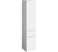 Geberit Renova Plan armoire haute 501923011 39x180x36cm, 2 portes, tiroir 2000 , blanc , laqué brillant