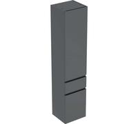 Geberit Colonne haute Renova Plan 501.923.JK.1 H180 2 portes 1 tiroir Gris velouté