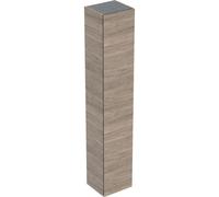 Geberit Renova Plan armoire haute, avec une porte, 33x180x29,8cm, 504.045.JR.1, Couleur: Noyer hickory / mÃ©lamine structure bois
