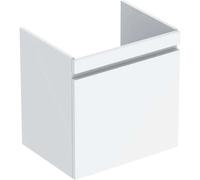 Meuble sous lavabo 65 cm Geberit Renova Plan 1 tiroir 1 tiroir à l'angl Blanc br - GEBERIT 501.906.01.1
