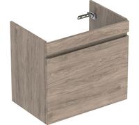 Geberit Meuble sous-vasque Renova Plan 501907JR1 63,4x60,6x44,6 cm 1 tiroir Noyer feuille structurée