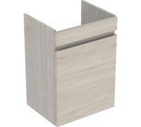 Geberit Renova Plan armoire sous lavabo, avec une porte, 43,5x60,5x34,5cm, 501903001, Couleur: Noyer caryer clair / feuille structurée - CM