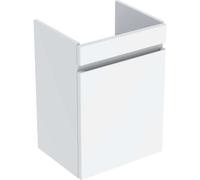 Meuble sous lave-mains 50 cm Geberit Renova Plan 1 porte Blanc brillant - GEBERIT 501.903.01.1