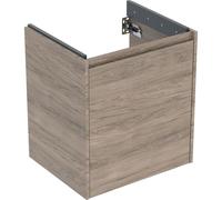 Geberit Renova Plan armoire sous lavabo, avec une porte, 54,6x60,6x44,6cm, 504.024.JR.1, Couleur: Noyer hickory / mÃ©lamine structure bois