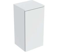 Meuble d'appoint Geberit Renova Plan 504043001, 1 porte, charnières gauche/droite, largeur 33 cm, corps et façade blancs laqués satinés