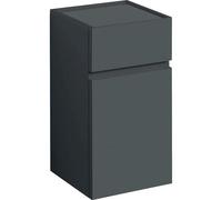 Geberit Renova Plan Armoires latérales, avec une porte et un tiroir, 39x70x36cm, 501921JK1, Couleur: lave / laqué mat - CM
