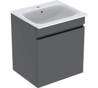 Geberit Meuble lavabo Renova Plan 501915JK8 – 1 tiroir, 60x62,2x48 cm, lavabo blanc KeraTect